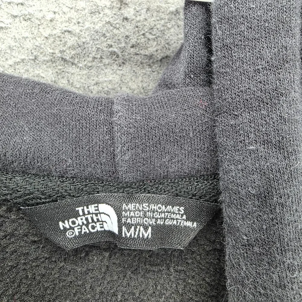 The North Face Hoodie Mens M Black Pullover Hooded Pockets Graphic Print